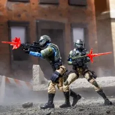 G.I. Joe Steel Corps Troopers two-pack box showing two figures flying with jetpacks and shooting lasers near the Statue of Liberty.