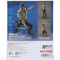 Bandai Tamashii Nations S.H. Figuarts Roronoa Zoro 1/12 Scale Action Figure 2703978 – Netflix One Piece