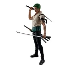 Bandai Tamashii Nations S.H. Figuarts Roronoa Zoro 1/12 Scale Action Figure 2703978 – Netflix One Piece