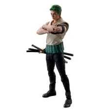 Bandai Tamashii Nations S.H. Figuarts Roronoa Zoro 1/12 Scale Action Figure 2703978 – Netflix One Piece