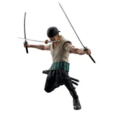 Bandai Tamashii Nations S.H. Figuarts Roronoa Zoro 1/12 Scale Action Figure 2703978 – Netflix One Piece