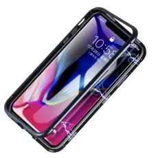 iphone Strong adsorption, sleek metal frame case.