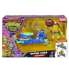 TMNT Mutant Mayhem Raphael Battle Cycle with Exclusive Figure – 83432CO