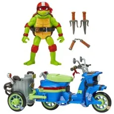 TMNT Mutant Mayhem Raphael Battle Cycle with Exclusive Figure – 83432CO