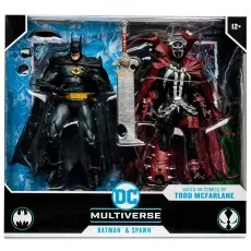 McFarlane DC Multiverse Batman and Spawn 2-Pack Action Figure Set 7-Inch - 787926157291