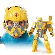 Transformers Rise of the Beasts Bumblebee 2-in-1 Mask and Robot Toy - F4649