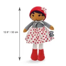 Kaloo Tendresse Jade K 32cm Soft Doll – My First Fabric Doll in Red K962000