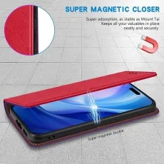 Apple iPhone 17 Leather Wallet Case Cover – Black, Red, Pink & More