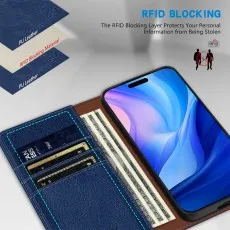 Apple iPhone 17 Leather Wallet Case Cover – Black, Red, Pink & More