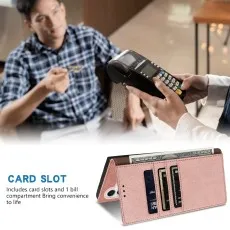 Apple iPhone 17 Leather Wallet Case Cover – Black, Red, Pink & More