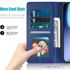 Apple iPhone 17 Air Leather Wallet Case Cover – Multi-Colour Protection