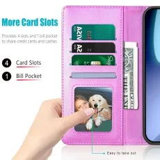 Apple iPhone 17 Air Leather Wallet Case Cover – Multi-Colour Protection