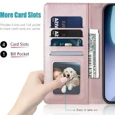 Apple iPhone 17 Air Leather Wallet Case Cover – Multi-Colour Protection