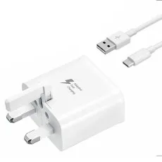 25W USB Fast Charger Plug and Type-C Cable for Samsung Galaxy Phones