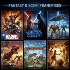 All Fantasy and Sci-Fi Franchises
