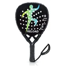 Reload padel racket heart shape design for stability and control.