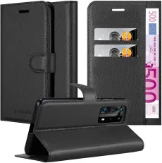 Huawei P40 2020 Real Leather Phone Cases with Card Slots & Stand Function