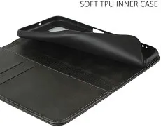 Huawei P40 Lite Leather Flip Case – Wallet Book Cover with Stand UK