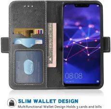 Huawei Mate 20 Lite Case PU Leather Magnetic Flip Book Phone Cover
