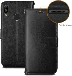 Huawei Y6S (2020) Premium Leather Case - Cards Slot Wallet Cover