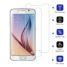 Samsung Galaxy S6 Duos Screen Protector Tempered Glass Ultra Thin (2 Pack)