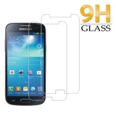 Tempered Glass Protector for Samsung Galaxy S4 Mini Screen Bubble Clear (2 Pack)