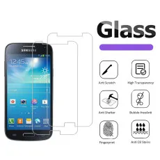 Tempered Glass Protector for Samsung Galaxy S4 Mini Screen Bubble Clear (2 Pack)