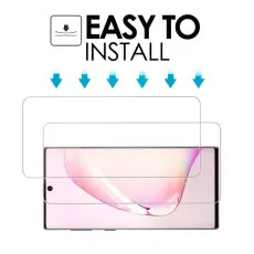 Samsung Note10 5G Tempered Glass Screen Protector Crystal Clear, Ultra Thin, Scratch Resistant, 9H Hardness, High Transparency - (2 Pack)