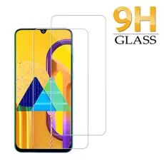 Tempered Glass For Samsung M30s Screen Protector Ultra Thin, Scratch Resistant, 9H Hardness, High Transparency Case Friendly - (2 Pack)