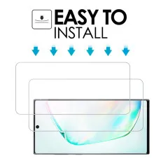 Samsung Note10 Plus 5G Screen Protector Crystal Clear, Ultra Thin, Scratch Resistant, 9H Hardness - (2 Pack)