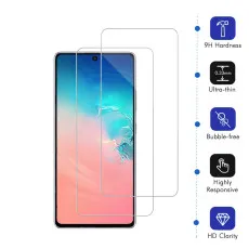 Samsung S10 Lite Screen Protector Crystal Clear Tempered Glass (2 Pack)