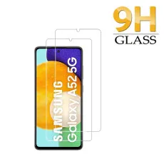 Samsung A52 5G Screen Protector Crystal Clear Tempered Glass - (2 Pack)