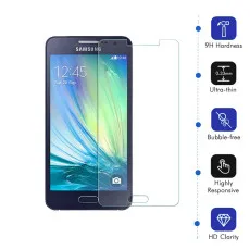 Samsung A3 2016 Screen Protector Bubble Free Tempered Glass (2 Pack)
