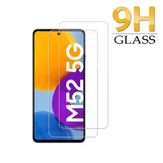 Samsung M52 5G Screen Protector Tempered Glass Crystal Clear, Ultra Thin, Scratch Resistant - (2 Pack)