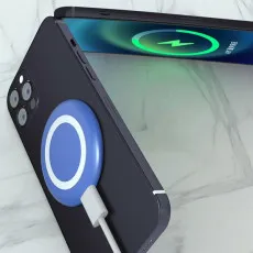 15W MagSafe Wireless Charger – Fast Magnetic Pad for iPhone 15/14/13/12, Slim & Portable Design