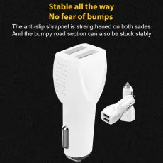 Charge Fast – Dual USB Car Charger 2.4A Quick Charging Adapter