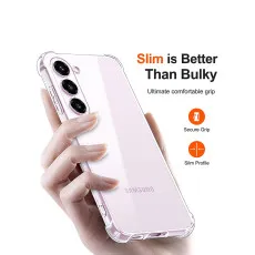 Samsung S23 Plus Bumper Case Crystal Clear Slim Shockproof Gel Case