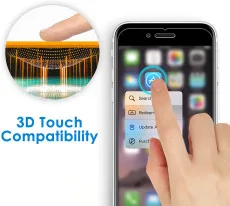 iPhone SE 2016 Screen Protector UK Temper Glass Bubble Free Anti scratch (2 Pack)