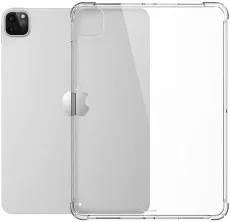 iPad Pro 12.9" 5th Gen (2021) Transparent TPU Case – Shockproof & Lightweight