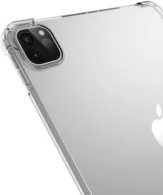 iPad Pro 12.9" 5th Gen (2021) Transparent TPU Case – Shockproof & Lightweight