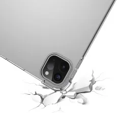 iPad Pro 12.9" 5th Gen (2021) Transparent TPU Case – Shockproof & Lightweight