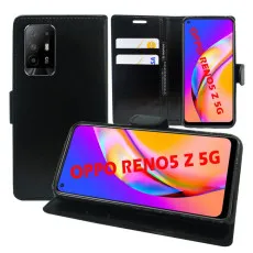 Leather Wallet Case For oppo Reno5-Z