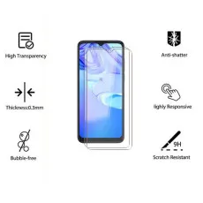 TCL 306 Screen Protector (2022) 9H Hardness Tempered Glass Crystal Clear (2 Pack)