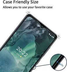 Nokia G21 Screen Protector UK (2022) 9H Tempered Glass Crystal Clear (2 Pack)