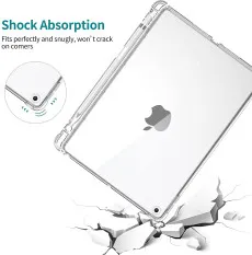 Clear Case For iPad 10.2 (2019) 7th Gen Slim Shockproof TPU Gel Cover