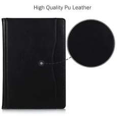 Genuine Leather iPad 9.7 Case: Stylish Protection & Multi-View Stand