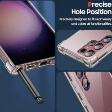 Samsung S23 Ultra Bumper Case Soft Slim Shockproof Gel Case