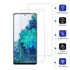 Samsung S20 FE 5G Screen Protector Ultra Thin Tempered Glass Crystal Clear 9H Hardness Anti scratch (2Pack)
