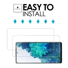 Samsung S20 FE 5G Screen Protector Ultra Thin Tempered Glass Crystal Clear 9H Hardness Anti scratch (2Pack)