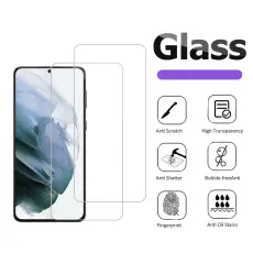 Samsung S21 Plus 5G Tempered Glass Ultra Clear Anti Scratch Crystal Clear Screen Protector (2Pack)